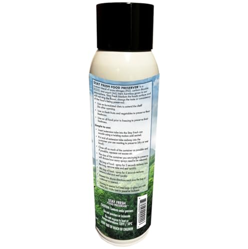 Harrison’s Stay Fresh Food Preserver – Freshness Spray for Pet Food, Fruits, Vegetables, Nuts, Seeds & Snacks – Extends Shelf Life, Maintains Flavor, Color, Texture & Nutrition