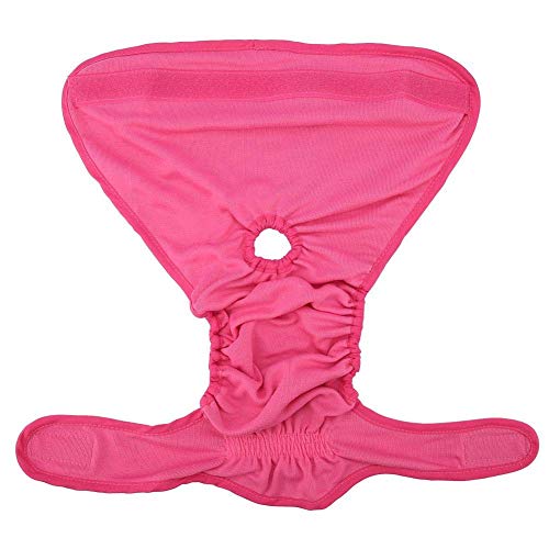 Dog Cotton Underwear Pants, Female Dog Physiological Pants Sanitary Diaper Breathable Cotton Suspender Short Pants(XS)
