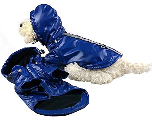 Pet Life All Weather Casual Windbreaker: Dark Blue, Medium