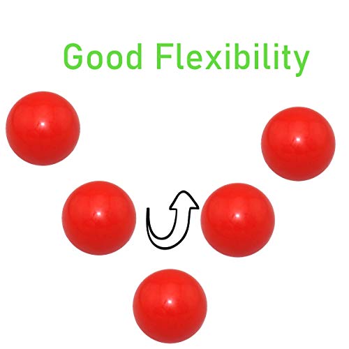 Sunglow Durable Dog Ball for Chewing & Training, Tough Indestructible Dog Chew Toy, Solid Rubber Bouncy Ball, Cleans Your Dog's Teeth & Improves Mental Health