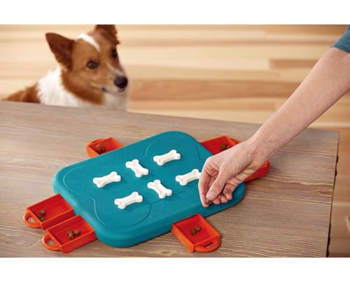Interactive Dog and Cat Games Treat Hiding Challenge Mental Stimulation with Rewards (12.75 Inch Casino Game) - size: 12.75 Inch Casino Game