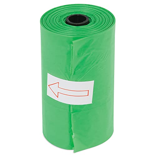 Arm & Hammer Durable Disposable Dog And Cat Waste Bags With Activated Baking Soda, 90 Dog Poop Bags, Plant-Based 9 x 14 Inches - color: Green, size: 1 Count (Pack of 90)