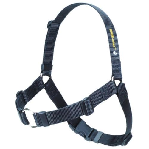 The Original Sense-ation No-Pull Dog Training Harness (Black, Large Wide) - color: Black, size: Large Wide