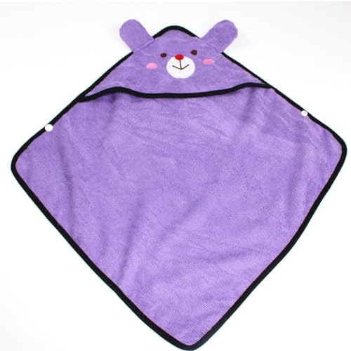 Dog Drying Coat Dog Shower Coat Super Absorbent Pet Bathrobe Towel Soft Dog Tpwel for Drying Dogs, Fast Drying Dog (L)