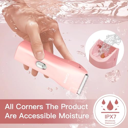 Pet Hair Clipper for Dog Grooming, Low Noise Cat Hair Trimmer for Matted Hair,Waterproof Cordless Pet Shaver for Animals