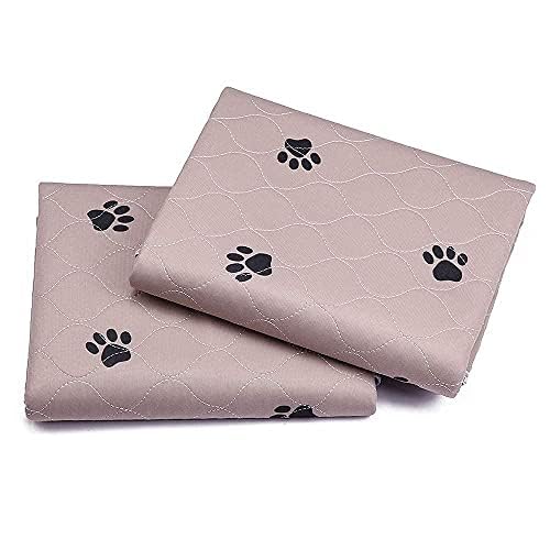 Washable Dog Pee Pads with Puppy Grooming Gloves,Puppy Pads,Reusable Pet Training Pads,Large Dog Pee Pad,Waterproof Pet Pads for Dog Bed Mat,Super Absorbing Whelping Pads - size: 36x36 Inch (Pack of 2)