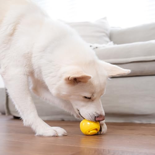 Outward Hound Nooks Happiness Interactive Durable Treat-Dispensing Dog Toy, Stuffable Puzzle Ball for Solo Play or Pair with Large Snoop, Mint-Scented, No BPA - color: Yellow Nook (Works with Large Snoop)