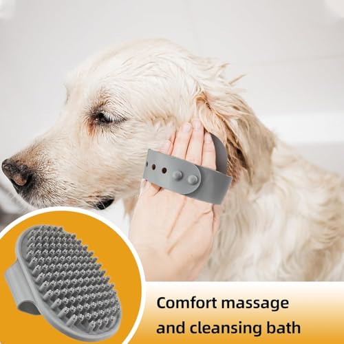 Dog Brush for Shedding,6 PCS in One Pet Slicker Hair Brush Kit Organizer Bag - Dog Cat Grooming Deshedding Undercoat Rake Brush Comb for All Small Large Dogs Cats Grey - color: 6-Grey