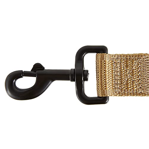 KONG Comfort Ultra Durable Traffic Padded Handle Hands Free Quick Control Leash 6' (Tan)