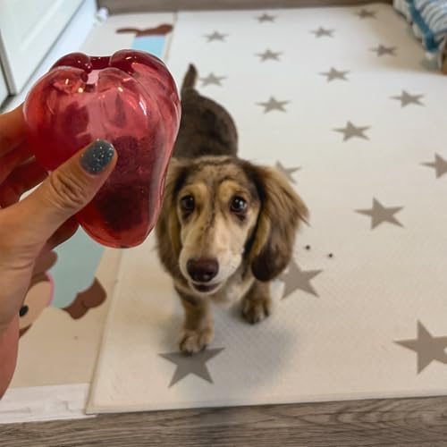 Ruffoo NibbleFru Dog Treat Dispenser Toy, Soft TPR Interactive Puzzle Toy for Boredom Relief & Separation Anxiety, Mental Stimulation Slow Feeder to Keep Small Medium Dogs and Puppies Busy