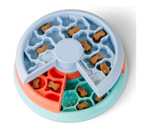 Interactive Dog and Cat Games Treat Hiding Challenge Mental Stimulation with Rewards (6.6 Inch Puppy Layers Game) - size: 6.6 Inch Puppy Layers Game