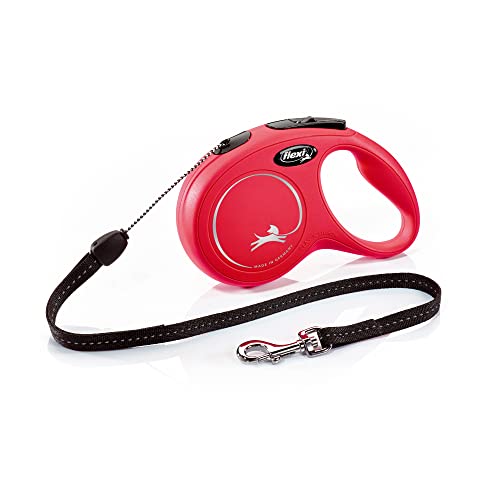 Flexi Roll-Leash New Classic S Rope 8 M Blue for Dogsup to Max. 12 kg - size: us size s