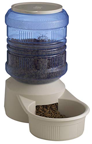 Pet Lodge® Chow Tower Deluxe | Gravity Pet Feeder | Dog Food Dispenser | Automatic Dry Food Dispenser (16 Pound) - size: 16 Pound