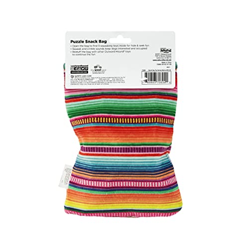 Outward Hound Snack Bag Tortilla Chips Puzzle Squeaky Dog Toys - color: Tortilla Chips