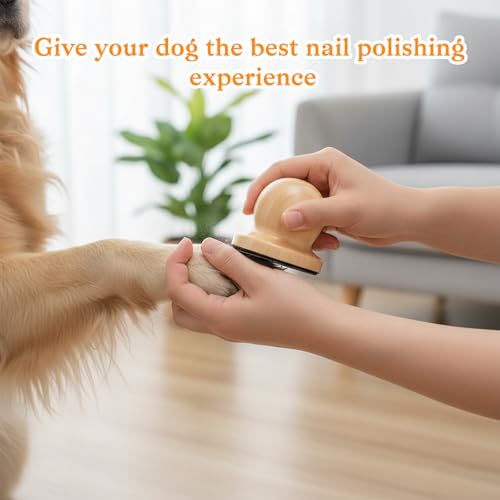 Dog Nail File Cats Scratch Pad Board Effective Grooming Trainning Claw Care Tool Smooth Healthy Safe Easy Nail Accessories with 4 Pcs Replaceable Filing Disc Sandpaper