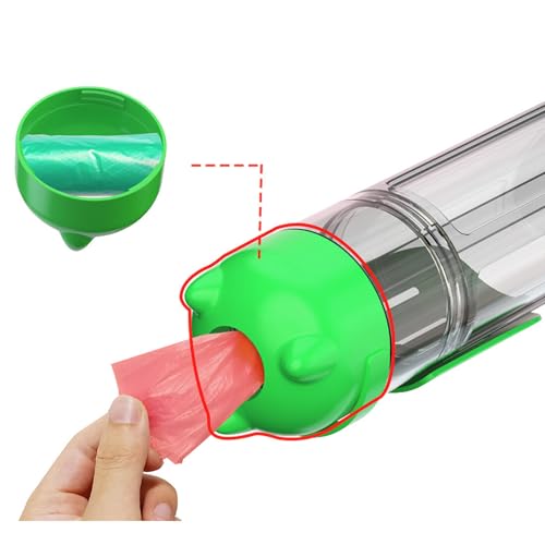DoqiPaw Dog Travel Water Bottle Leak Proof No Spill Lead Leash Waterer Feeder Accessory Alternative to Dispenser Portable Pet Bowl Large Dogs(500ml) (Green) - color: Green