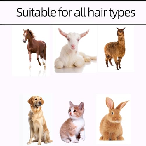 Detachable Replacement Blades for Horse Grooming Clippers, Pet Hair Shaver with Widen Ceramic Blades for Dogs, Cats, Sheep, Other Animals - color: Blade Replacement