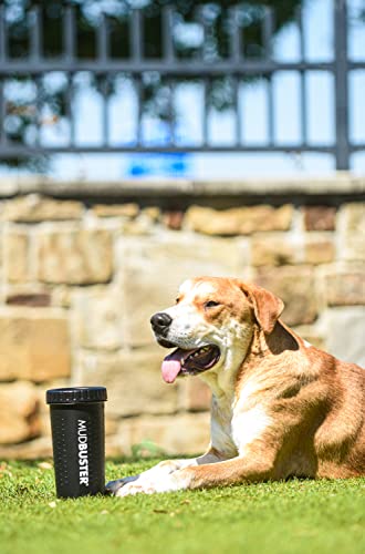Dexas MudBuster Large Dog Paw Cleaner, Matte Black, Fits 2.5"-3.5" Wide Paws, Gentle Silicone Bristles for Quick, Easy Cleaning - color: Matte Black, size: Large without Lid