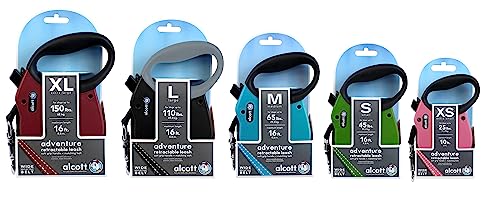 Alcott Adventure Retractable Leash, Extra Small, Green - color: Green, size: Extra Small