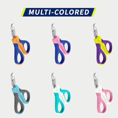 WePet Pet Nail Clippers U07.1, Professional Claw Trimmer, Bended Scissor Special for Cats, Kittens, Dogs, Puppies, Small Animals, Yellow/Purple - color: #16 Yellow/Purple