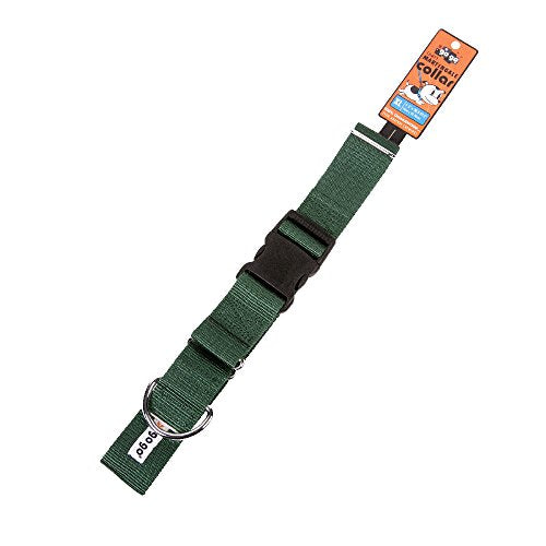 GOGO Pet Products Martingale Gentle Training Collar, X-Large, Hunter Green - color: Hunter Green, size: Xlarge (1 1/2" web width)