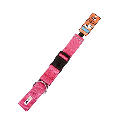 GOGO Pet Products Martingale Gentle Training Collar, X-Large, Pink - color: Pink, size: Xlarge (1 1/2" web width)