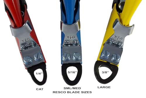 Resco Deluxe Dog Nail Clippers for Large Dogs - Professional USA-Made Guillotine Trimmer - Heavy Duty Steel, Yellow - size: Large Clipper