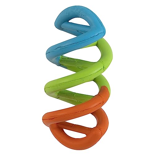 JW Pet Dogs In Action Rubber Chew Toy Company Dog Toy, Large (Colors Vary) Blacks &Grays - color: Rubber Chew Toy, size: Large