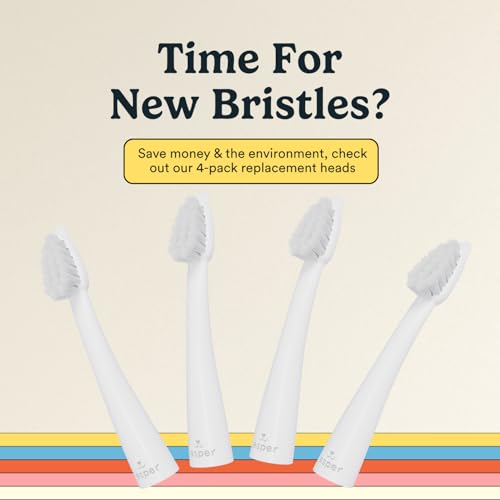 Jasper Microbrush Vet Approved Cat Toothbrush, Soft-Bristled Toothbrush Kit for Felines & Small Dogs, Non-Slip Handle with 2 Replaceable Tooth Brush Heads, Use with Cat Toothpaste, 2-Pack, Blue - color: Microbrush Kit