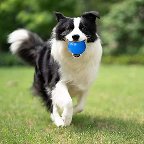 Indestructible dog balls, Solid Rubber Bouncy Balls for Dogs Aggressive Chewers,100% Safe & Non-Toxic, Floating Durable Dog Chew Ball for Medium&Large Dogs to Training, Play, Exercise and Fetch.