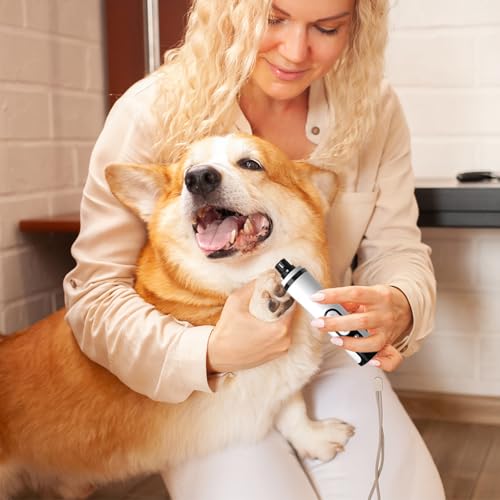 Silent Groom Pro, 2026 New Silent Pet Nail Grinder, Dog Silent Nail Grinder for Dogs Silent Dog Nail Trimmer, Rechargeable USB Charging Electric Pet Nail Grinder Nail File for Pet (#03) - color: #03