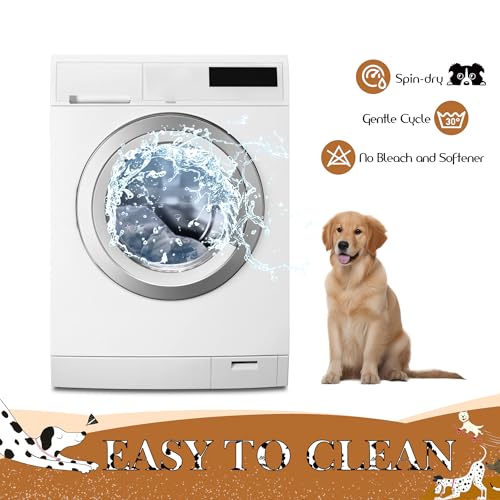 Flannel Dog Bed Covers Replacement Washable, Elastic Edged Dog Bed Sheet with Glow in the Dark Star Design for Large & Medium Pet Beds, Cover Only (Gray, 52.0" L x 28.0" W x 5.0" Th) - color: Gray, size: 52.0"L x 28.0"W x 5.0"Th