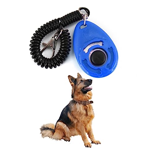 4-Piece PET Training Clickers Set with Wrist Strap Professional Dog Cat Horse Training Clickers for Effective