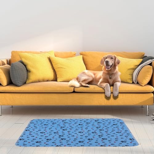 Washable Pee Pads for Dogs,2 Pack Extra Large 36"x54" Super Absorbent Reusable Puppy Pads,Non-Slip 100% Waterproof Dog Pee Pads,Pet Training Pads for Couch, Crate,Potty Training,Floor - size: 36X54 Inch(Pack of 2)