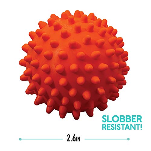 Franklin Pet Supply Co. Ready Set Fetch All Weather Ball - Launcher Ball - Slobber and Water Resistant,Orange