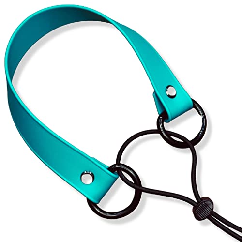 Waterproof E-Collar Replacement Strap Dog Collar - Easy On Bungee - color: Red, size: 1" Wide