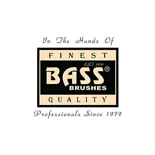 Bass Brushes Large Slicker Style Pet Brush with Bamboo Wood Handle and Rubber Grips