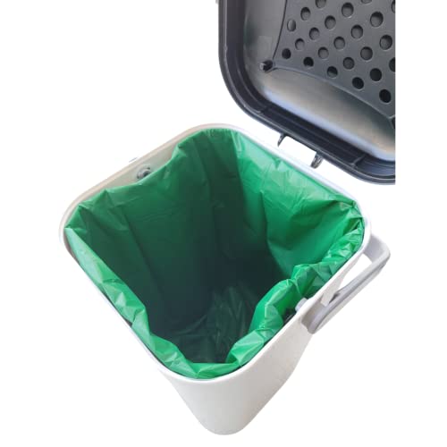 Pet-Fusion Compatible Bags for Cat Litter Pail/Dog Waste Station, 15-Count. Durable, Green Opaque Color. Replacement Liner Bags, EcoLeo - style: 15 Bags