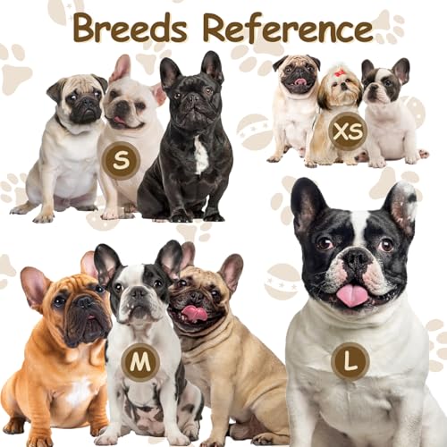 Short Snout Dog Muzzle for French Bulldog, Open-Eye & Full Pant Design Prevent Eating Biting, Panting & Drinking & Feeding Freely, Dog Mask for Shih Tzu Pug Boston Terrier English Bulldog(M, Black) - size: M(14.0"-20.0")