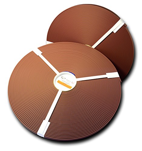 5/8" BETA Super Heavy(0.15" Thick) Matte BIOTHANE - Leather Embossed | BIOTHANE USA (25 Feet, Brown 522) - color: Brown 522, size: 25 Feet