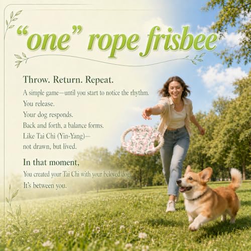 Dog Frisbees Cotton Rope Toys Flying Discs, Teething, Soft Polyester Squeaker Toy for Training,Throwing and Interacting for Anti Boredom & Anxiety, Easy to Clean (Pink) - color: pink