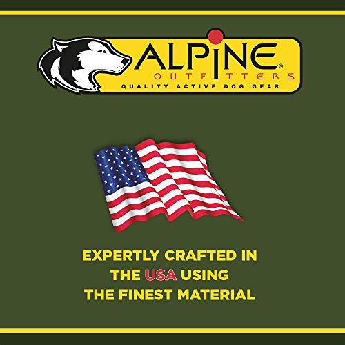 Safety First Seat Belt Restraint for Dogs - Handmade in the USA Alpine Outfitters (Black) - color: Black