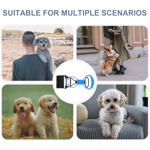 Toddmomy Portable Pet Poop Pickup Clip Small Dog Cat Waste Scooper with Strong Clamp Lightweight One-Handed Use Pooper Scooper for Indoor Outdoor Cleaning
