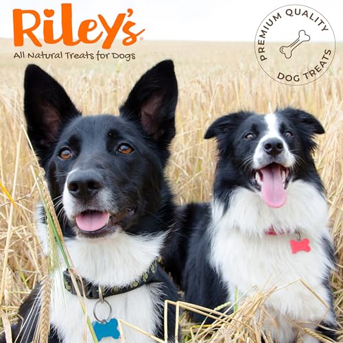 Riley's Steer Bully Sticks for Large to XL Dog Breeds - Odor Free, Single Ingredient Treat - Easily Digestible, 100% Beef Pizzle Sticks for Dogs - 12", 5ct