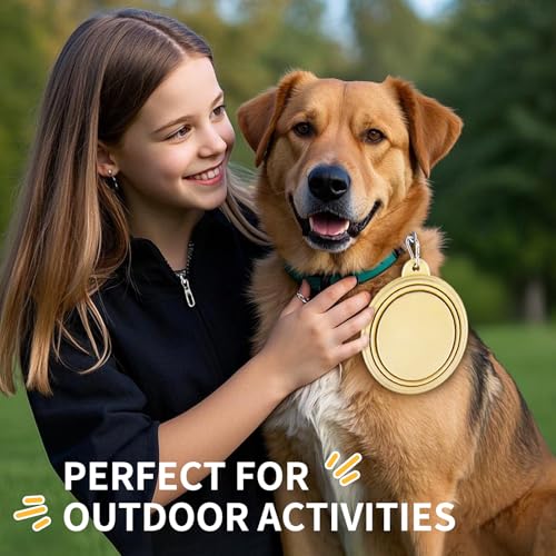 Collapsible Dog Bowls 2-Pack, Portable Travel Dog Bowl with Carabiner, Food-Grade Silicone Pet Bowl for Hiking, Walking (Macaron Pink and Yellow) - color: 12 OZ Macaron Pink and Yellow