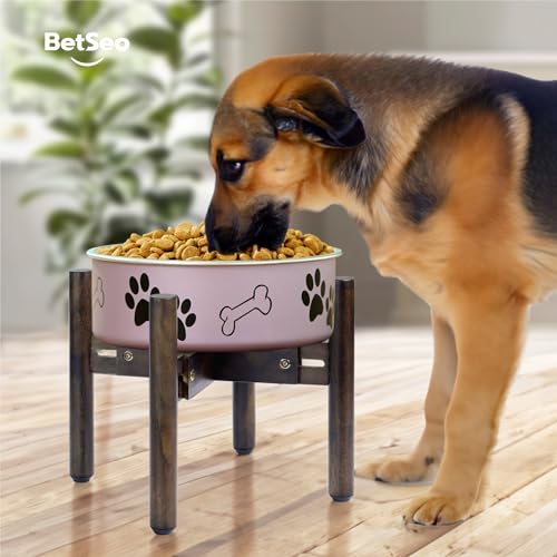 Dog Bowl Stand for Water/Food - Adjust with Lock - Dog Water Fountain Holder, Elevates Pet Food and Water Feeder Bowls (Bowl not Included) (1Pack - (Height 10.3in, Width 8-11.2in)) - color: 1Pack - (Height 10.3in, Width 8-11.2in)