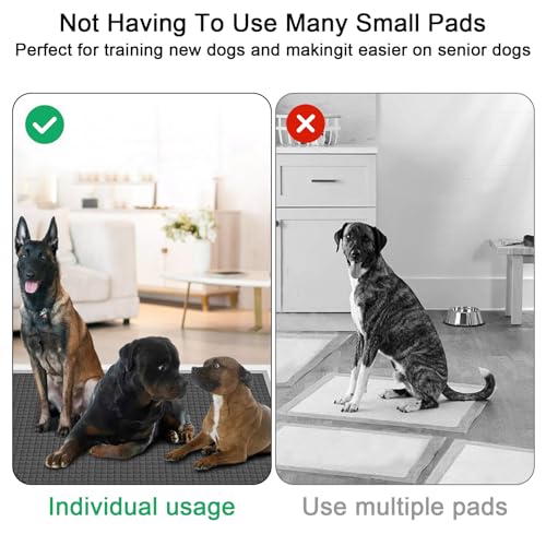 Extra Large 54"x37" 35 Pcs Odor-Control Super Absorbency Charcoal Pee Pads for Dogs,Leak-Proof Pet Training Pee Pads,Thicken Disposable Potty Pads Puppy Training Pads for Cats Rabbits