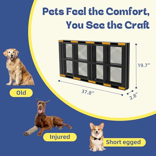 Dog Ramp for Car & Truck & SUV & Stairs - Joint-Friendly, Anti-Slip, Gentle Slope,Extra Wide & Stable, Up to 200 lbs - size: Up to 200 lbs (Car)