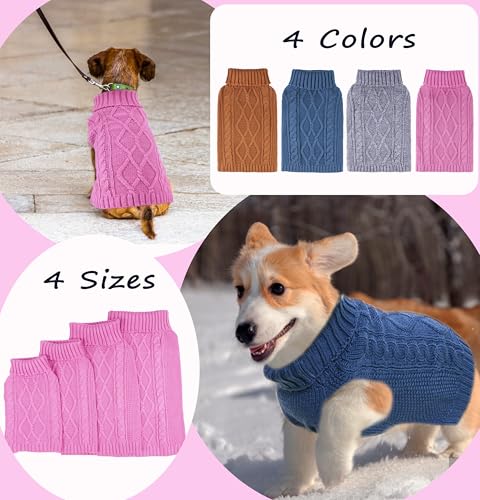 Brown Dachshund Sweater - Sleeveless, Warm Pet Clothes for Small Dogs, Boys & Girls - Thanksgiving (Medium) - color: Brown, size: Medium