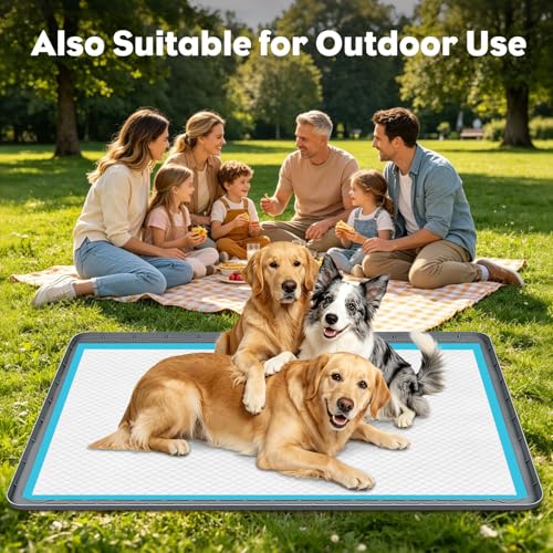 57" x40" Pee Pad Holder for Dogs Puppy Pad Holder Extra Large Silicone Pee Tray for Dog Training Floor Protection Raised Edge Dog Potty Tray, No Pee Pads(Dark Gray) - color: 57" X40"dark Gray